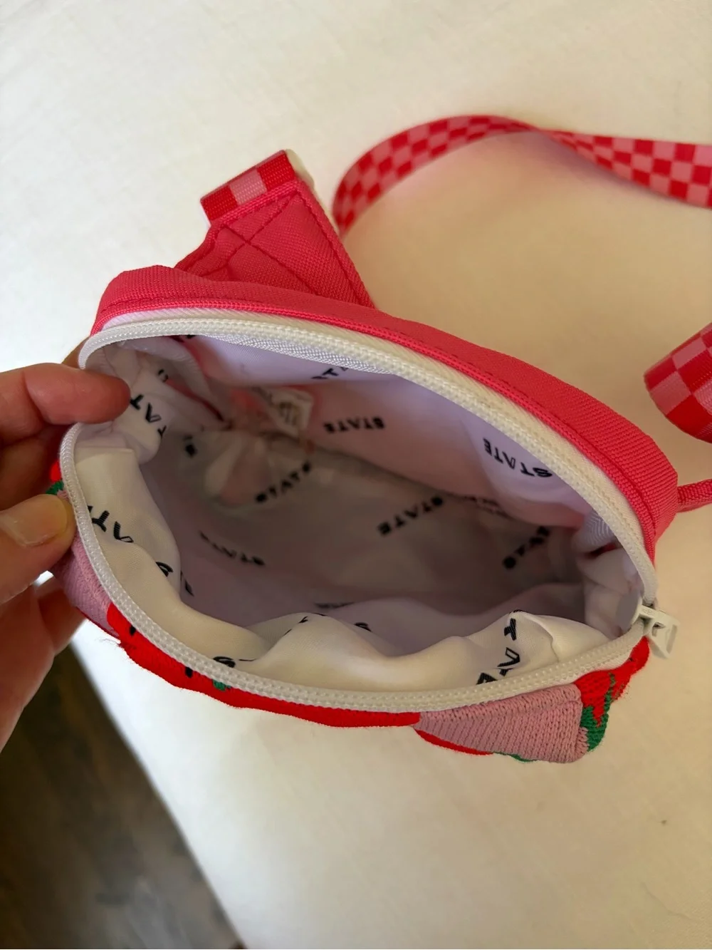 STATE Kids Strawberry Crossbody Fanny Pack, NWOT
